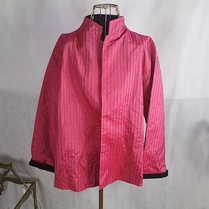Reversible jacket Size L Fuschia & Black Barbie Core Pink